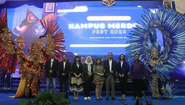 Suasana pelaksanaan Kampus Merdeka Fest 2023 di Polinema.