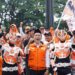 Aksi PKS Kota Malang di hari pertama masa kampanye Pemilu 2024.