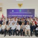 Para peserta dan penguji UKW PWI Malang Raya berfoto bersama Pj Wali Kota Malang, Wahyu Hidayat.