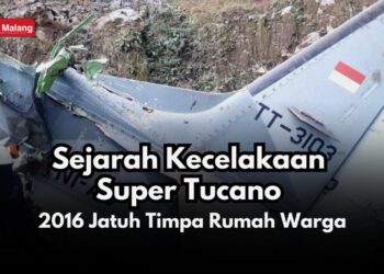 Sejarah jatuhnya pesawat Super Tucano, 2016 pernah jatuh menimpa pemukiman warga Blimbing Kota Malang.
