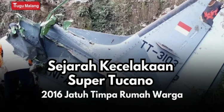 Sejarah jatuhnya pesawat Super Tucano, 2016 pernah jatuh menimpa pemukiman warga Blimbing Kota Malang.