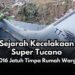 Sejarah jatuhnya pesawat Super Tucano, 2016 pernah jatuh menimpa pemukiman warga Blimbing Kota Malang.
