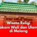 Beberapa makam wali dan ulama di Malang sebagai destinasi wisata religi.