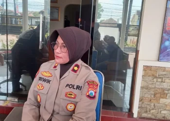 Kapolsek Dau, Kompol Triwik Winarni.