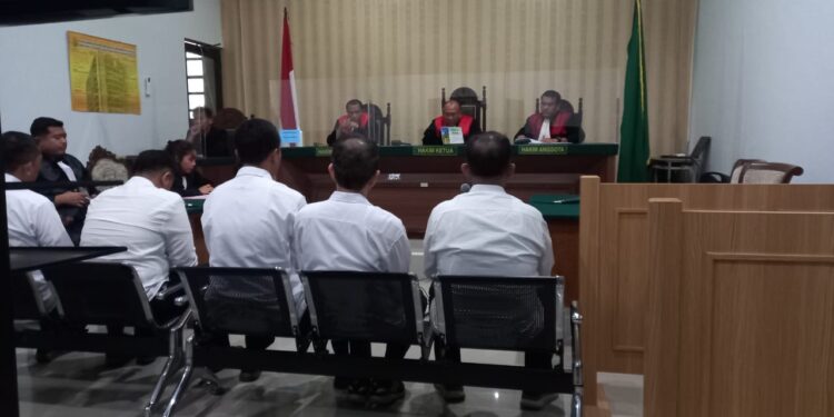 Sidang putusan kasus penghalangan penyelidikan kepolisian di PG Kebonagung.