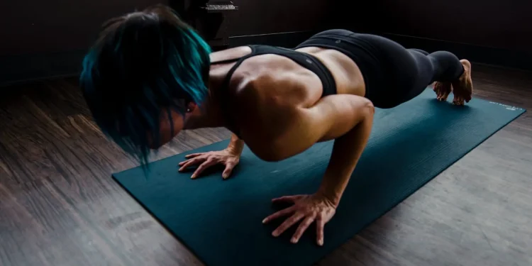 Ilustrasi home workout.