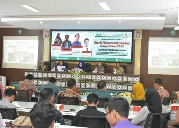 Para peserta SAFECOM 2023 oleh HMJ FEB UNISMA.