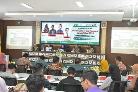 Para peserta SAFECOM 2023 oleh HMJ FEB UNISMA.