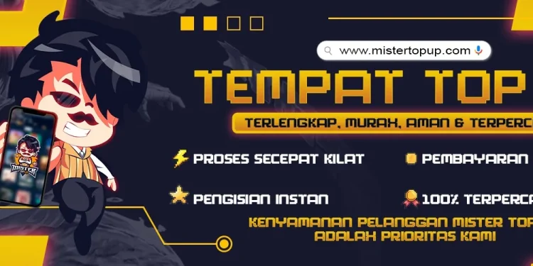 Top up di di Mistertopup.com.