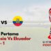 Babak pertama Indonesia Ekuador, skor sama kuat 1-1 (foto/TM)