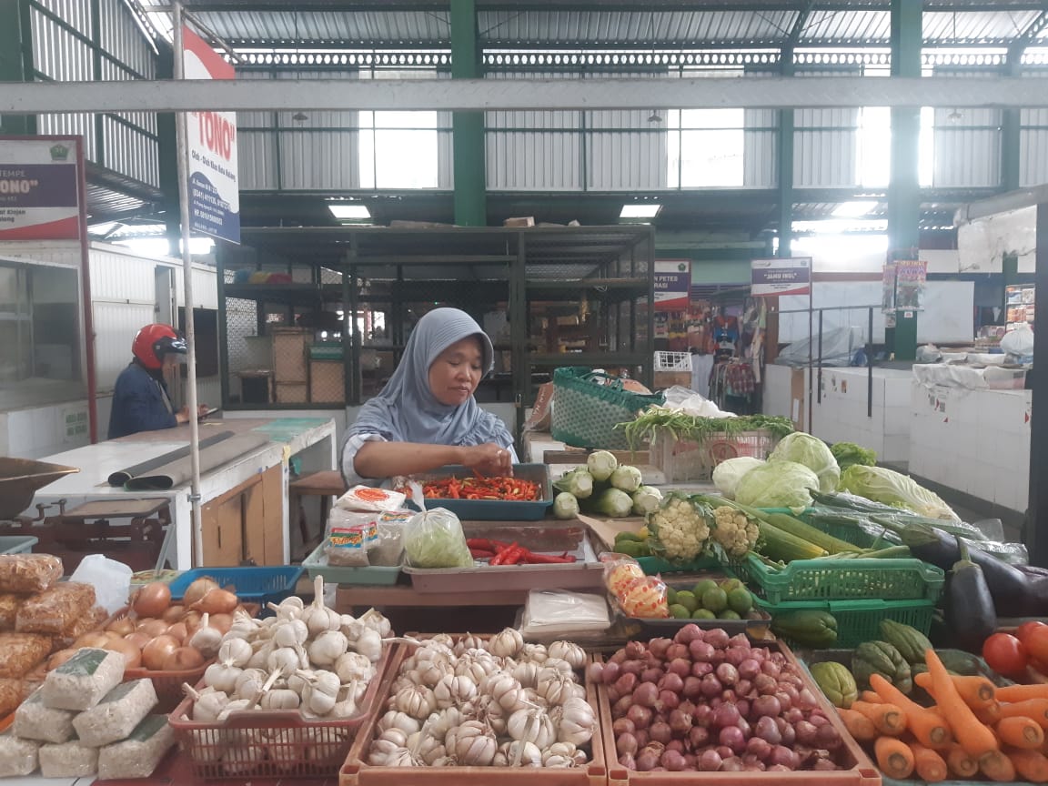 harga sembako di Pasar Besar Kota Malang