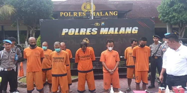 10 terangka curanmor dan curas