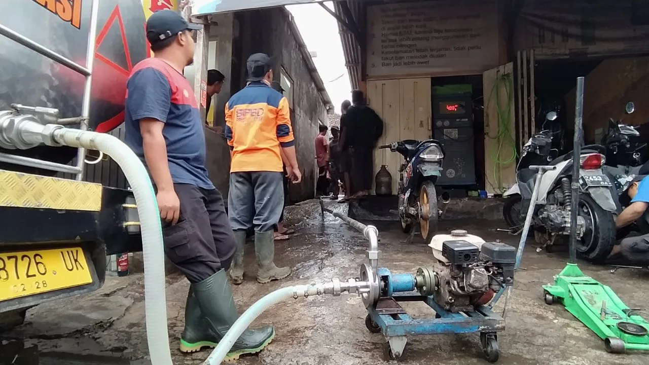 penyedotan air banjir