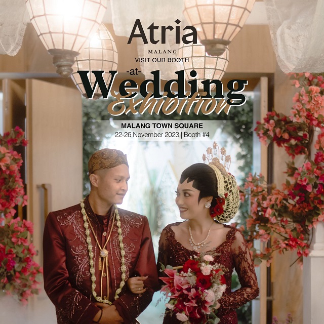 Atria Hotel Malang hadir di Wedding Exhibition Malang Towm Square pada 22-26 November 2023.