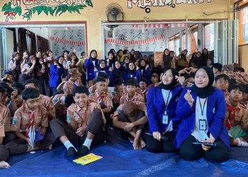 Sosialisasi stunting oleh mahasiswa UM.