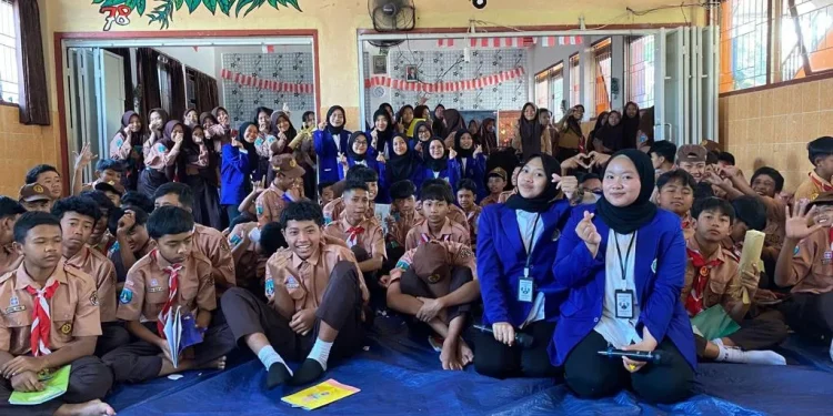 Sosialisasi stunting oleh mahasiswa UM.