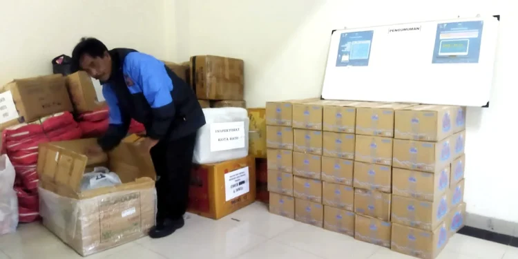 Posko bantuan kemanusiaan Pemkot Batu untuk Palestina.