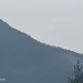 Kebakaran di Gunung Kawi terlihat dari kejauhan.