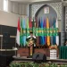Menhan RI Prabowo Subianto saat memberikan sambutan.