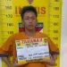 Tersangka Satrio Tri Wicaksono (21) kini mendekam di rutan Polres Malang.