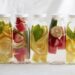 Infused water dari bermacam- macam campuran buah.