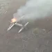 Peawat TNI AU yang jatuh di kawasan Pasuruan.