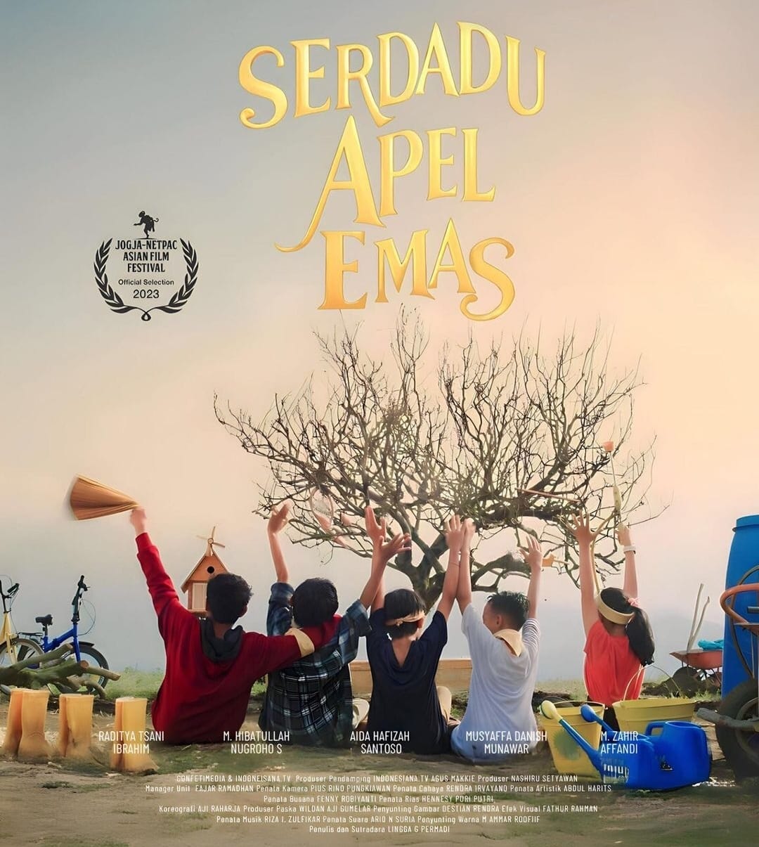 Film Serdadu Apel Emas besutan sineas Malang Raya, film anak dengan membawa isu penyelamatan apel Kota Batu.