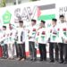 Suasana aksi bela Palestina di UIN Malang diikuti ratusan sivitas akademika.