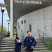 Mahasiswa Polinema yakni Aisyahrani dan Naufal berfoto di UPHF.