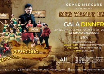 Persiapan Grand Mercure Malang Mirama menyambut tahun baru 2024.