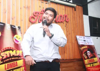 Salah peserta saat tampil babak semi finalis STMJ.