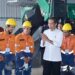 Presiden Jokowi meresmikan TPA Supit Urang Kota Malang.