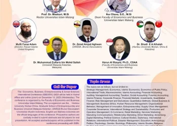 Poster acara International Conference 2nd EBESSIC 2023 FEB Unisma.