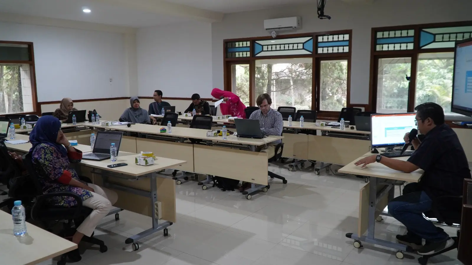 Suasana pelaksanaan program LMDP STIE Malangkucecwara. 