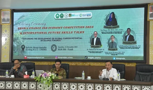 Acara International Future Skills Talks oleh FEB UNISMA.