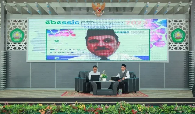 Acara konferensi internasional 2nd EBESSIC 2023 oleh FEB UNISMA.