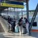 Suasana Stasiun Kota Malang saat masa libur Nataru.