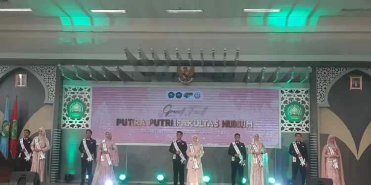 Grand Final Putra Putri Fakultas Hukum Unisma. (Foto/M Sholeh)