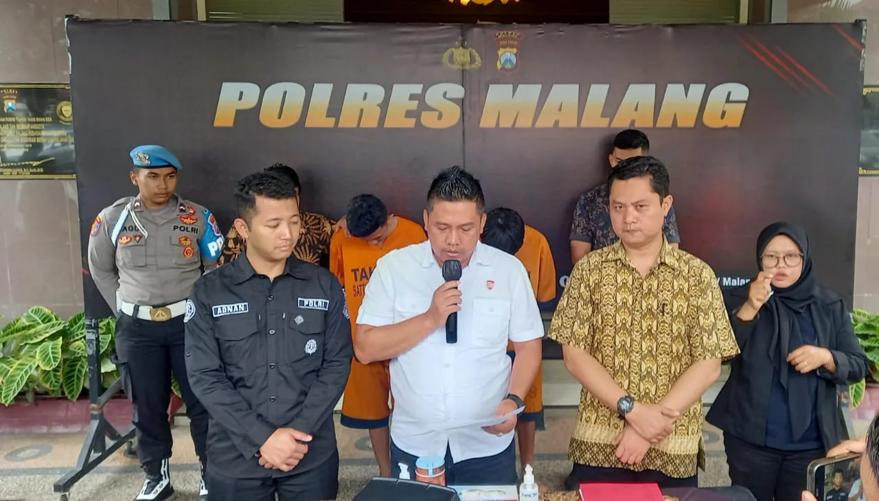 Polisi jelaskan kronologis prostitusi online.