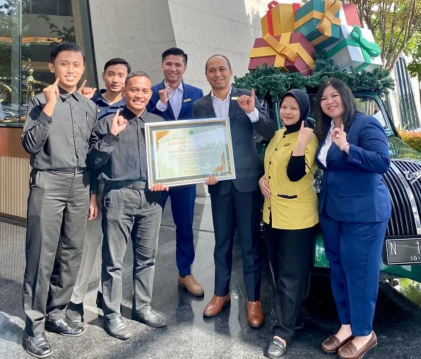 Grand Mercure Malang Mirama memperoleh penghagaan dari Dinsos P3APK2B Kota Malang. 