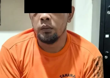 Pria asal Singosari yang jadi tersangka usai diamankan polisi.