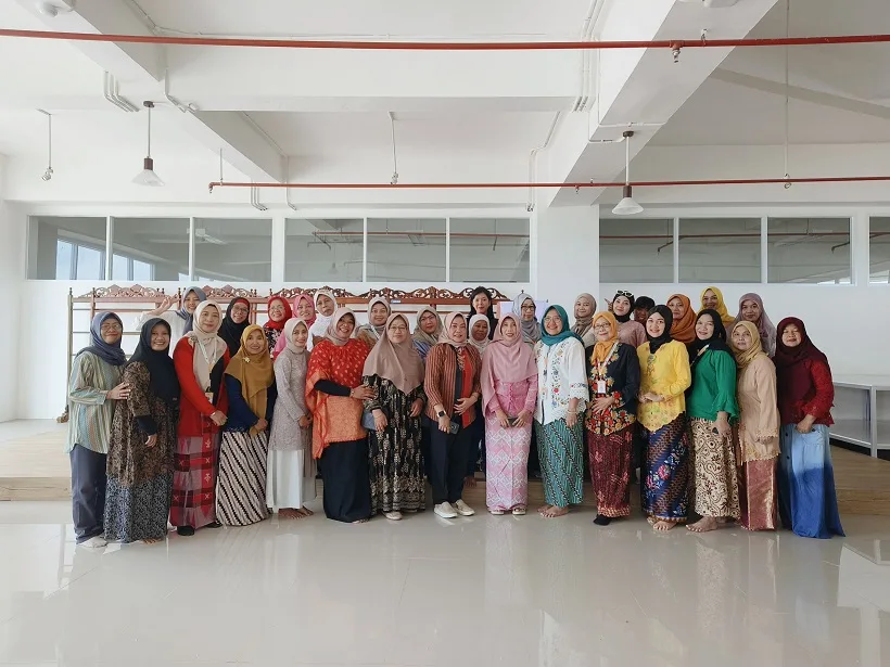 Foto bersama di acara workshop Komunitas UMKM Preman Super.