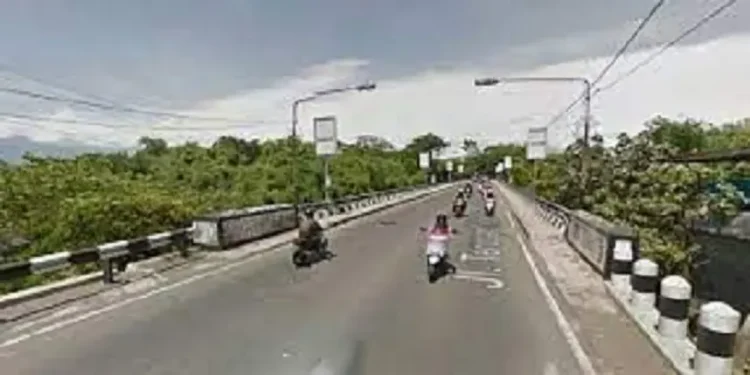 Ilustrasi jembatan Sulfat Kota Malang.