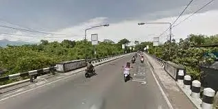Ilustrasi jembatan Sulfat Kota Malang.