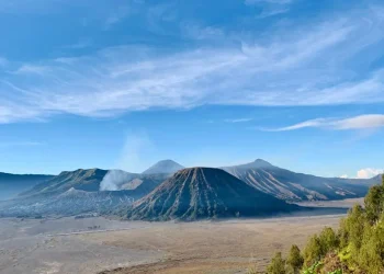 Lanskap Keindahan Gunung Bromo dari Seruni poin.
