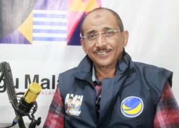 Djamal Aziz, Caleg DPR RI nomor urut 6 Dapil Malang Raya dari Partai Nasdem saat menghadiri podcast tugu inspirasi di tugumalang.id.