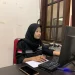 Bunga Gadis mahasiswa magang MBKM Unisri.