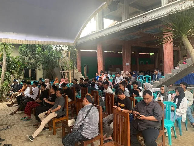 Suasana temu alumni dan pelantikan.