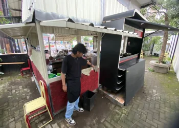 Kafe di Malang yang telah dibobol maling 2 kali.