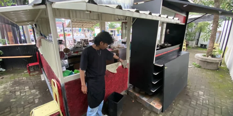 Kafe di Malang yang telah dibobol maling 2 kali.